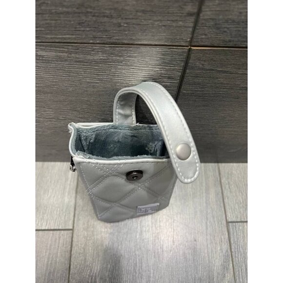 IHKWIP Cell Phone Crossbody with RFID Card Slots Metallic Silver, bag A629776 - Picture 3 of 8